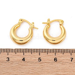 Grossi orecchini a cerchio da donna&nbsp;X-EJEW-A064-11G-RS