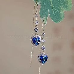 Legierung Strass Ohrfaden&nbsp;FS-WGD80ED-01