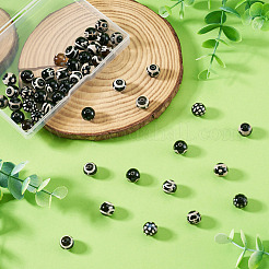 48 filo di perline dzi in stile tibetano&nbsp;G-TA0003-30