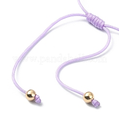 Pulsera con dije de esmalte y aleación de flores&nbsp;BJEW-JB09600