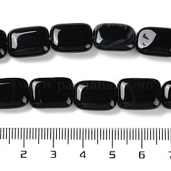 Natürliche schwarze Onyxperlenstränge&nbsp;G-K357-D03-01