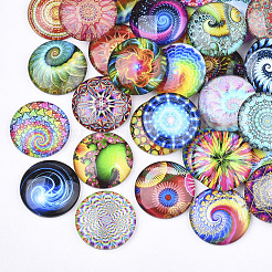 Cabochon in vetro con fondo piatto&nbsp;GGLA-S047-04A-6mm