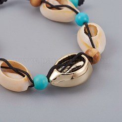 Bracelets réglables en nylon avec cordon de nylon&nbsp;BJEW-JB04090-02