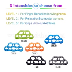 Renfort de poignée en silicone 6pcs 6 couleurs&nbsp;SIL-SZ0001-02