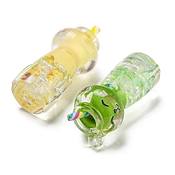 Transparentes und leuchtendes Acryl mit Anhängern aus Fimo&nbsp;TACR-G046-01