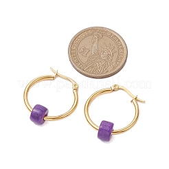 Boucles d'oreilles créoles en acier inoxydable 304&nbsp;EJEW-JE06031