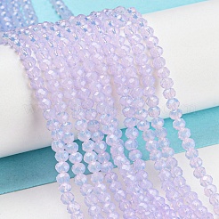 Peinture de cuisson perles de verre transparentes brins&nbsp;DGLA-A034-J2mm-B06
