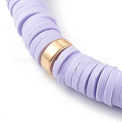 Ensembles de bracelets extensibles en perles heishi en pâte polymère&nbsp;BJEW-JB06301