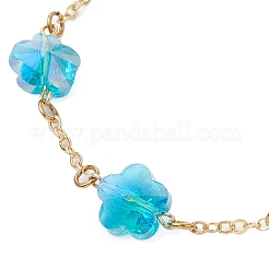 Catene in ottone perline bracciali per donna&nbsp;BJEW-JB11470-01