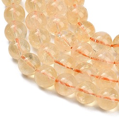 Perline citrino naturale fili&nbsp;GG-CBACB71-03-10mm