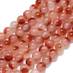 Chapelets de perles en jade de malaisie naturelle&nbsp;G-B165-C01-6mm