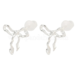 999 Ohrstecker aus feinem Silber&nbsp;EJEW-G442-02S