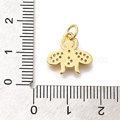 Messing micro pave klare zirkonia anhänger&nbsp;KK-L225-039G
