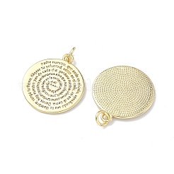 Pendente in ottone&nbsp;KK-C165-05G