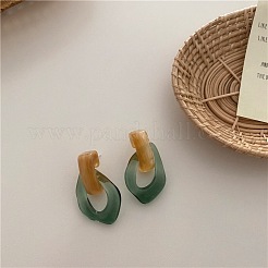 Ovale Ohrstecker aus Harz&nbsp;FS-WGCF92D-02