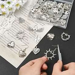 40 pièces 8 styles pendentifs en alliage de style tibétain&nbsp;FIND-CJ0005-94