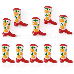 5 pezzo stivale vernice da forno perline di smalto per vetro&nbsp;LAMP-TADJ0001-08A