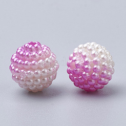 Perles acryliques de perles d'imitation&nbsp;OACR-T004-10mm-12