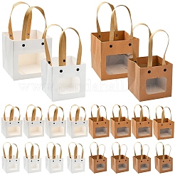 10 sacchetto di carta kraft in 2 stili&nbsp;ABAG-YW0001-22A