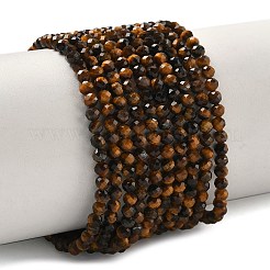 Natürlichen Tigerauge Perlen Stränge&nbsp;G-A129-3mm-C02