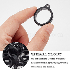30 Stück Silikonanhänger in 3 Stilen&nbsp;SIL-GF0001-19