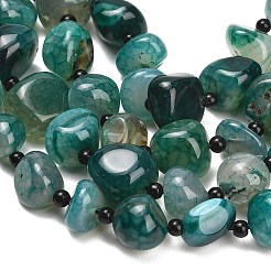 Chapelets de perles veines de dragon en agate naturelle&nbsp;GG-L001-I01-01C