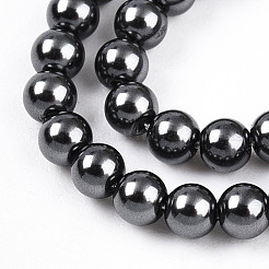 Peinture au four brins de perles de verre nacré&nbsp;HY-N002-3mm-A02