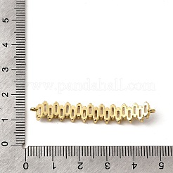 Dijes de conector de barra de circonita cúbica transparente con pavé de latón&nbsp;KK-I360-026G