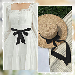 2 Stück Chiffon-Krawatten für Damen&nbsp;AJEW-SP0003-52A