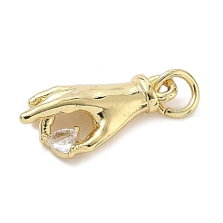 Ottone micro spianare pendenti zirconi&nbsp;LS-KK-K368-39G