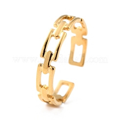 Anillos de dedo de acero inoxidable 304 con revestimiento iónico (IP)&nbsp;RJEW-L102-14G