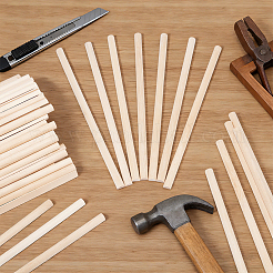 Bâtonnets en bois&nbsp;WOCR-WH0004-010B