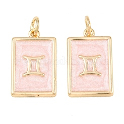 Pendentifs d'émail en laiton &nbsp;KK-CBA62C2-01J