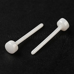 Boucles d'oreilles en céramique de zircone biocéramique hypoallergénique&nbsp;EJEW-F340-05A-01