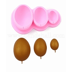 Moules en silicone de qualité alimentaire à thème de Pâques&nbsp;X-DIY-C019-01