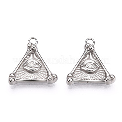 Pendentifs en acier inoxydable 304 anti-ternissement&nbsp;STAS-T064-31P
