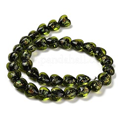 Brins de perles de verre dichroïques faites à la main&nbsp;DICH-U001-03H