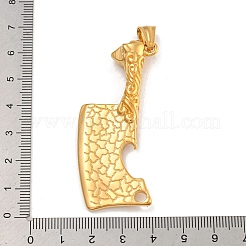 Grands pendentifs en acier inoxydable 304 avec placage ionique (IP)&nbsp;STAS-D110-01G