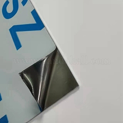 304 лист из нержавеющей стали, сингл снят, для механической резки, точность обработки, изготовление пресс-форм, цвет нержавеющей стали, 10x20x0.1 см, 2 шт / комплект