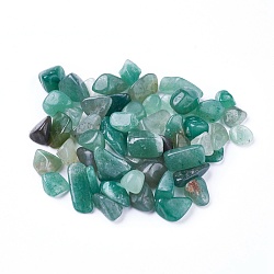 Perles vertes en aventurine naturelles, non percé / pas de trou, puces, 8~16x7~10x5~7mm, environ 100 g /sachet 