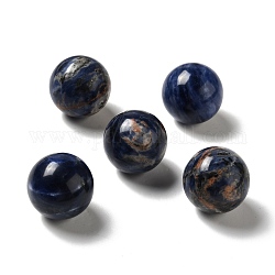 Perles de sodalite naturelles, pas de trous / non percés, ronde, 25~25.5mm