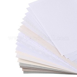 Bloc de notas de papel, para álbum de recortes de diy, tarjeta de felicitación, documento de antecedentes, color mezclado, 21x14.7x0.02 cm, 20 unidades / bolsa