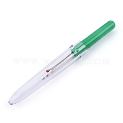 Пластиковая ручка железа шов рыхлители, Платиновый металл, зелёные, 89x10 мм