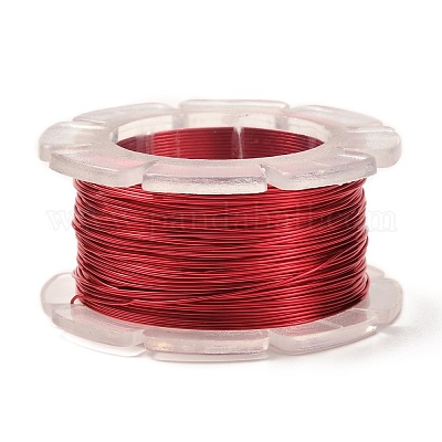 2 Rolls Copper Wire Aluminum Wire 26 Gauge Wire Thread Jewelry