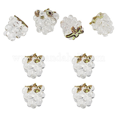 4pcs cuentas de lampwork hechas a mano&nbsp;LAMP-TA0002-24D-1
