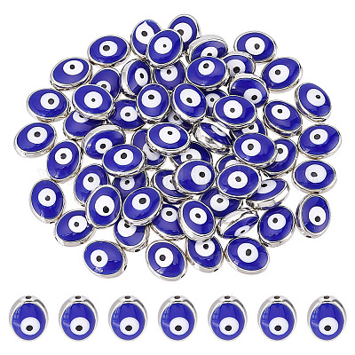 Shop NBEADS 60 Pcs Evil Eye Beads for Jewelry Making - PandaHall Selected