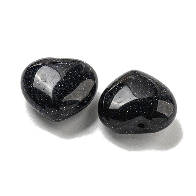 Synthetischen blau Aventurin Perlen&nbsp;G-P531-A06-01-1