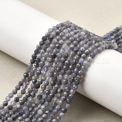 Natürliche Tansanitblau Perlen Stränge&nbsp;G-S387-A01-3mm-1