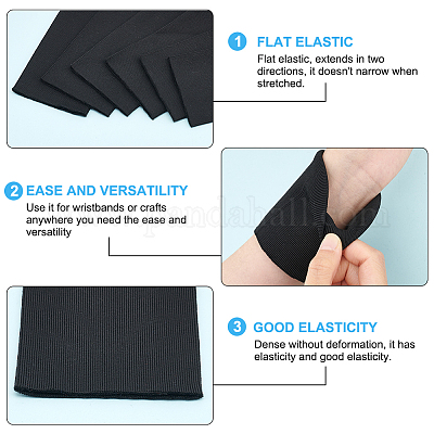 Tissus côtelés en polyester&nbsp;DIY-WH0578-09-1