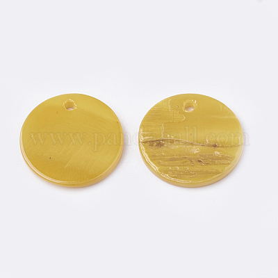 Pendenti guscio di acqua dolce&nbsp;SHEL-Q020-03D-1